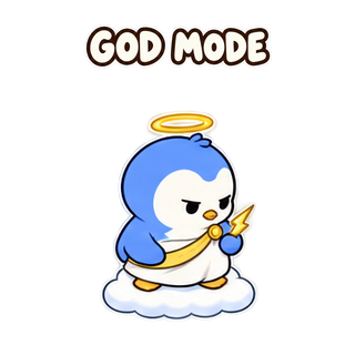 God Mode sticker from Express Yourself
