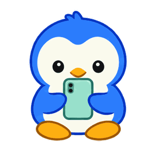 On My Phone sticker from Blue Pebble
