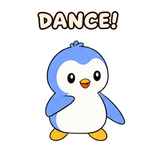 Penguin Dance sticker from Express Yourself