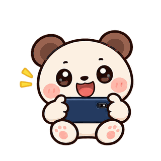 Mobile Game Mode sticker from Little Bear Laughs