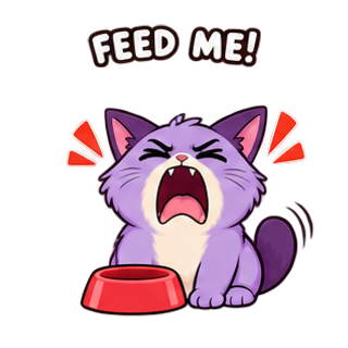 Drama Cat stickers (Funny) — 103 free animated stickers | mssgs stickers