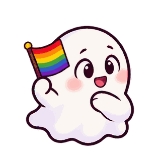 Proud Together · Soft Ghost sticker from Express Yourself