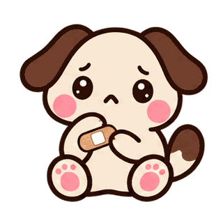 Paw Needs a Plaster sticker from Express Yourself