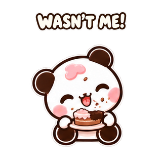 Cake Alibi sticker from Express Yourself
