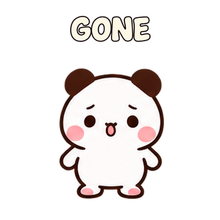 GONE · Searching · Little Bear sticker from Express Yourself