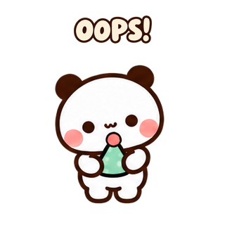Oops! sticker from Express Yourself