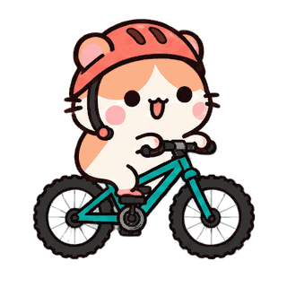 Trail Rider · Hamster sticker from Pocket Friends