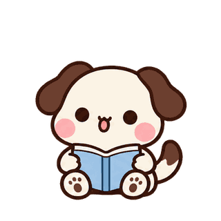 Big Sigh sticker from Puppy Pals