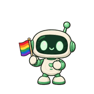 Proud Together · Little Bots sticker from Express Yourself