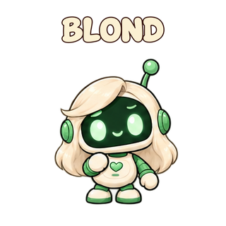BLOND · Little Bots sticker from Express Yourself