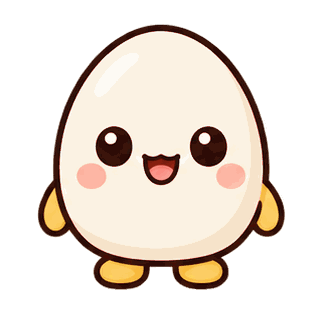 Hello, Little Egg sticker from Trending Picks