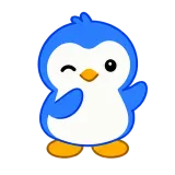 Bye sticker from Chat Reactions