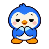 Freezing Hands · Blue Pebble sticker from Express Yourself