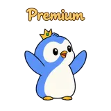 Premium · Blue Pebble sticker from Chat Reactions
