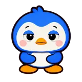 Rolling Eyes · Blue Pebble sticker from Express Yourself
