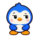 Side Eye · Blue Pebble sticker from Express Yourself
