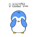 Facepalm · Blue Pebble sticker from Express Yourself