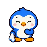 Goodbye · Blue Pebble sticker from Express Yourself