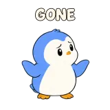 GONE · Dunno · Blue Pebble sticker from Express Yourself