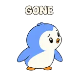 GONE · Searching · Blue Pebble sticker from Express Yourself
