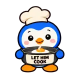 Let Him Cook sticker from Express Yourself