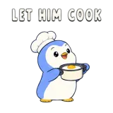 Let Him Cook sticker from Express Yourself