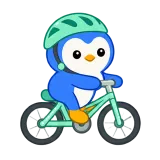 Bicycle Ride sticker from Blue Pebble