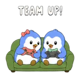 Co-op Night sticker from Blue Pebble