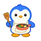 Dinner Time sticker from Blue Pebble
