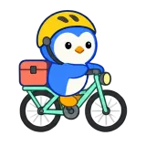On My Way sticker from Blue Pebble