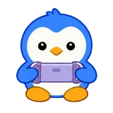One More Game sticker from Blue Pebble