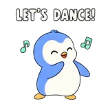 Happy Dance sticker from Blue Pebble