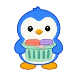 Laundry Day sticker from Blue Pebble
