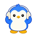Music On sticker from Blue Pebble