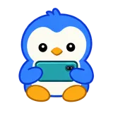 One HP Left sticker from Blue Pebble
