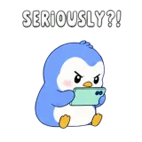 One HP Left sticker from Blue Pebble
