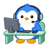 In a Match sticker from Blue Pebble