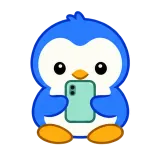 On My Phone sticker from Blue Pebble