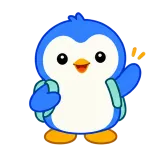 Off to School sticker from Blue Pebble