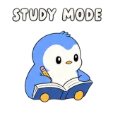 Study Session sticker from Blue Pebble