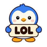 LOL sticker from Chat Signs