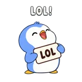 LOL sticker from Chat Signs