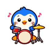 Drum Beat sticker from Express Yourself
