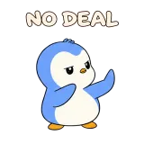 NO DEAL · Blue Pebble sticker from Express Yourself