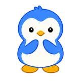 Little Blush sticker from Blue Pebble
