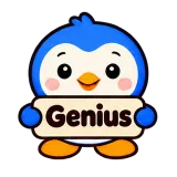 Genius · Blue Pebble sticker from Chat Signs