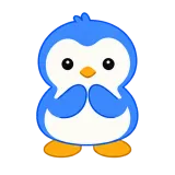 Brrr sticker from Blue Pebble