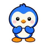 Push · Blue Pebble sticker from Express Yourself