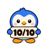 10/10 · Blue Pebble sticker from Chat Signs