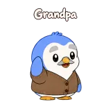 Grandpa · Blue Pebble sticker from Express Yourself
